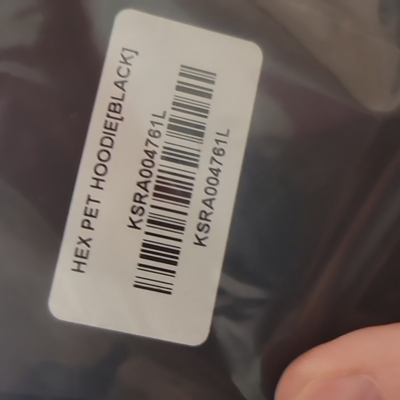 Killstar ✦ Hex Pet Hoodie ✦ L Black Jersey Cotton “I Hex Normal People” NWT - Picture 8 of 13